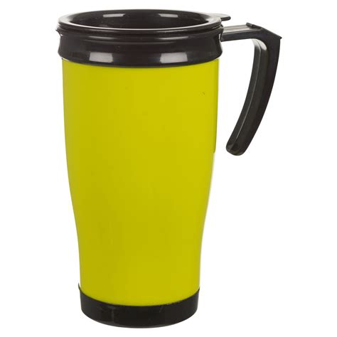 Who says travel mugs can't be chic? Insulated Double Wall Non Spill Travel Mug With Lid Easy ...