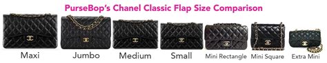 Chanel Classic Flap Bag Sizes Comparison The Art Of Mike Mignola