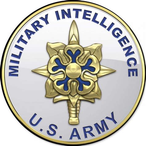 Us Army Military Intelligence All Metal Sign Made In America Signs