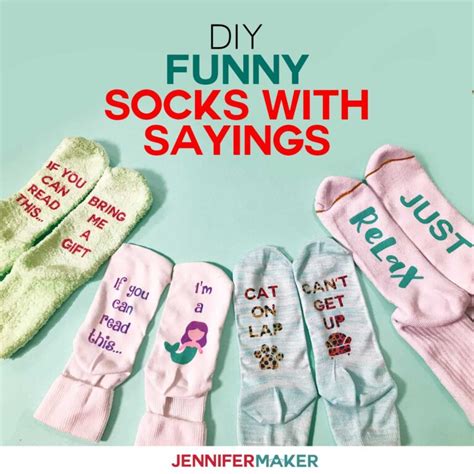Diy Funny Socks With Sayings — If You Can Read This Bring Me
