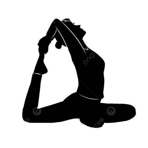 Yoga Silhouette Png Transparent Yoga Girl Silhouette Figure