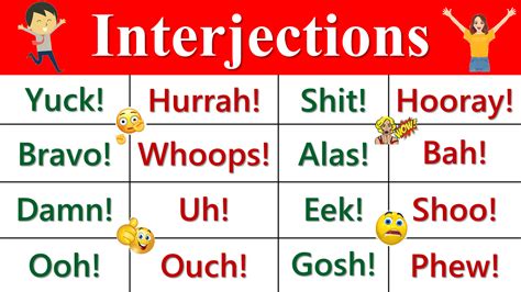 100 Examples Of Interjection Ilmrary