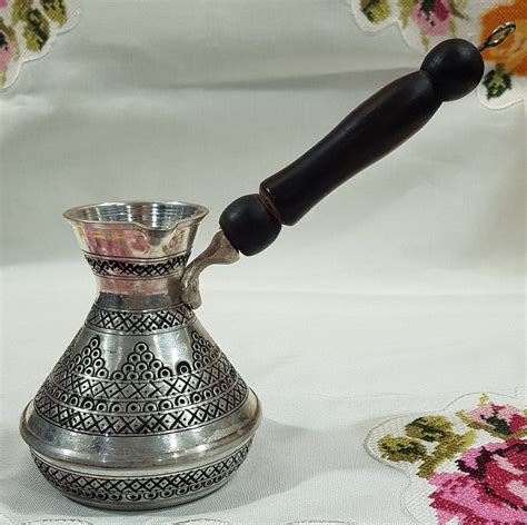 Traditional Copper Turkish Coffee Pot Best Quality Copper Etsy