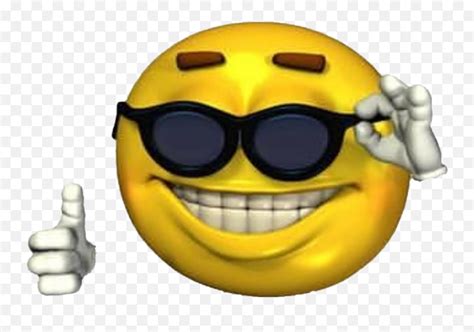 Ironicmeme Ironic Png Sunglasses Emoji Smileyface Emoji With
