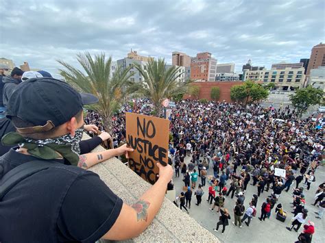 Thousands march again to protest police brutality in Downtown Friday
