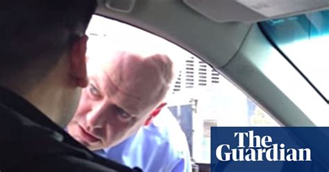 New York Police Officer Verbally Abuses Uber Driver Video Us News The Guardian