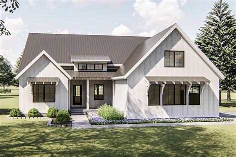 One Story 3 Bed Modern Farmhouse Plan 62738dj Architectural Designs
