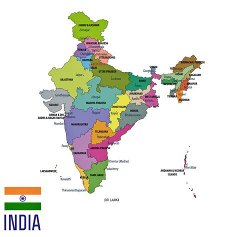 India Map With States PDF