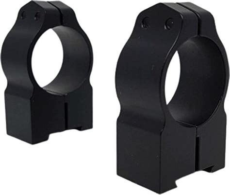 Warne Scope Mounts Hunting Accessories 1 Inch High Matte Rings 16mm