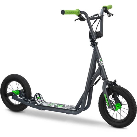 Mongoose Scooter Kick Tricks Bmx Freestyle Kids Outdoor Ride Gray New