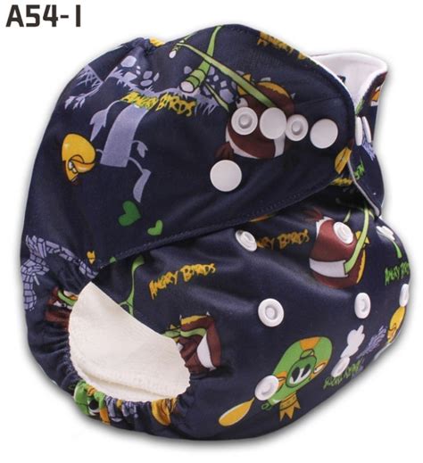 Angry Birds Happy Flute Baby Printed Cloth Diapers Us68