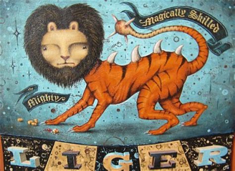 It's like a lion and a tiger mixed. Liger Pictures - Magical Ligers