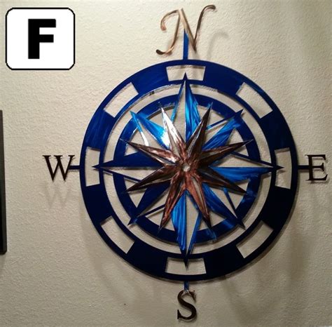 buy hand made compass rose metal wall art home decor made to order from superior iron artz llc