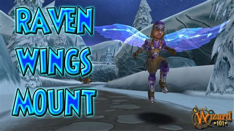 Wizard101 Raven Wings Mount Review Youtube