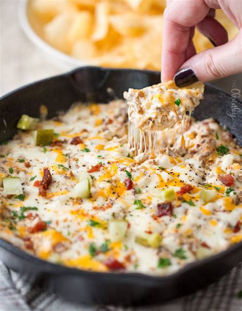 8 Delicious Creamy Dip Recipes For Your Party Cheeseburger Soup Slow