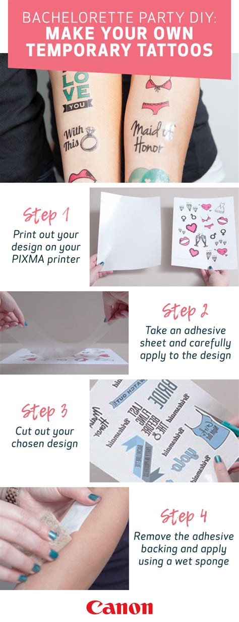 Diy Temporary Tattoos Parchment Paper Message