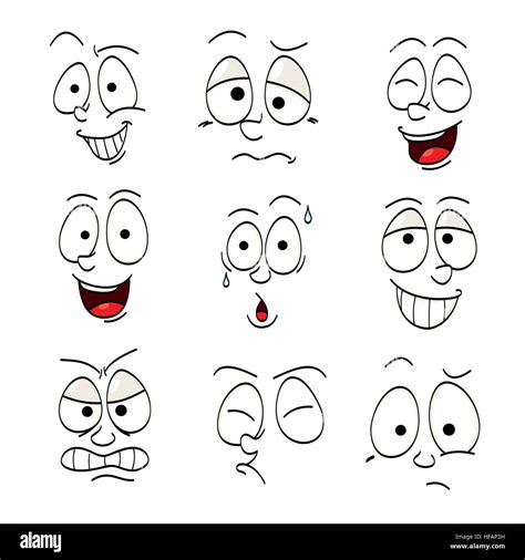 Illustrations Of Funny Faces Stock Vector Image And Art Alamy