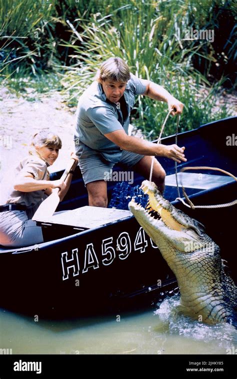 Terri Irwin Steve Irwin The Crocodile Hunter Collision Course 2002