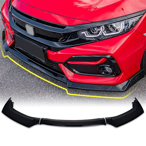 Archaic Front Spoiler For Honda Civic Hatchback 2016 2020 Bumper Lip