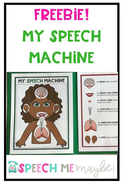Speech Machine Speech Activities Speech Pathology Activities Speech