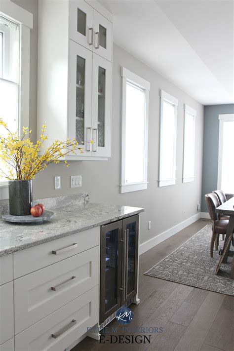 I don't have woodwork in my 2000sf property still, but will. Sherwin Williams Collonade Gray in north facing kitchen ...