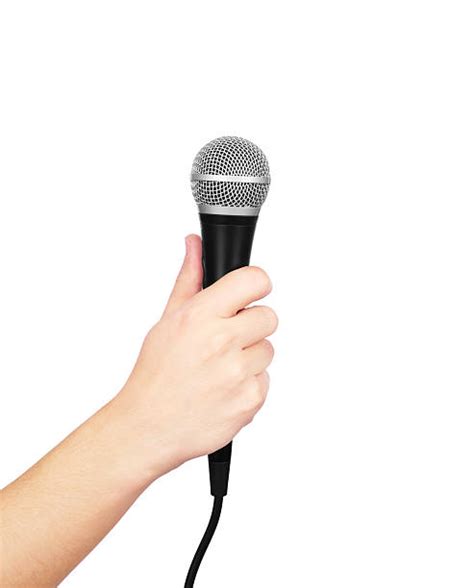Hand Holding Mic Stock Photos Pictures And Royalty Free Images Istock