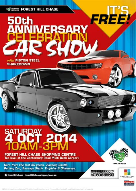Get a free quote online today! Shannons Insurance Forest Hill Chase 50th Anniversary Celebration Car Show with Piston Steel ...