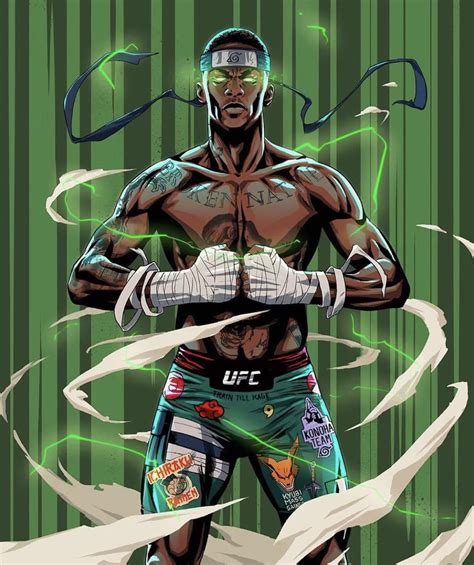 Ufc Watch Israel Adesanya Channels Iconic Anime Characters My Xxx Hot