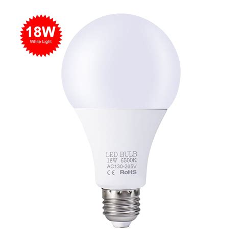 18w Led Bulbs E27 Light Bulbs Energy Saving White Light 6000 6500k High