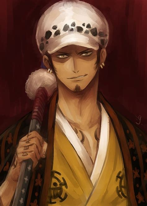 Trafalgar D Water Law Wano One Piece One Piece Personnage Dessins