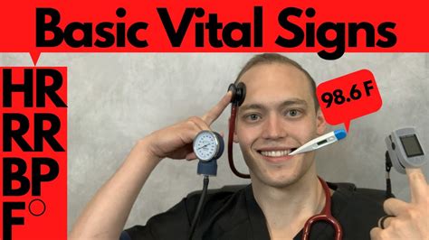 How To Take Vital Signs Basic Vital Signs Nursing Assessment Youtube