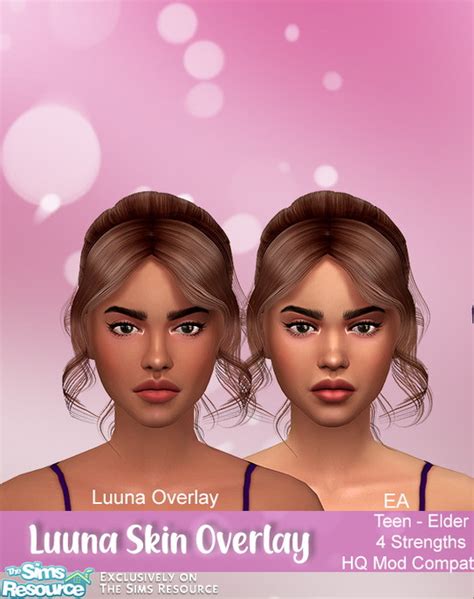 Luuna Skin Overlay By Msqsims From Tsr Sims 4 Downloads