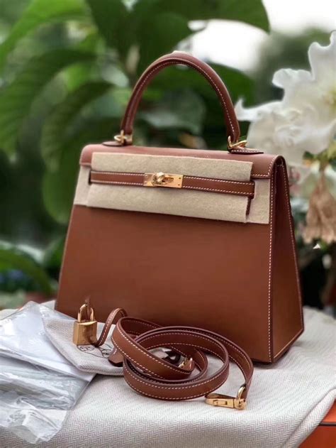 Customize Hermes Kellybirkin Bag New Cc34 Fauve Barenia Natural