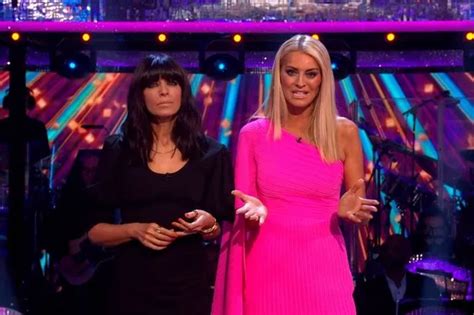 Bbc Strictly Come Dancing Viewers Distracted By Tess Daly And Claudia