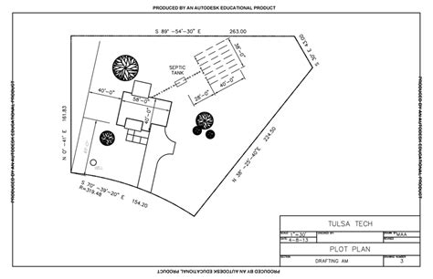 Architecture Plot Plan Autocad 2013 At Tulsa Technology Center