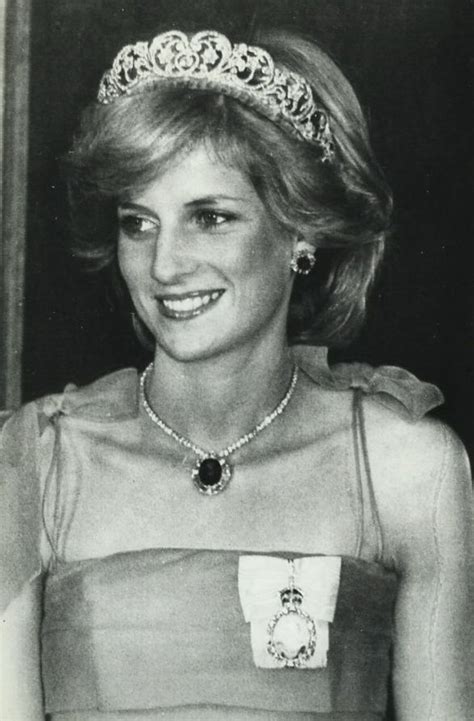April 11 1983 Princess Diana At A State Reception At The Crest Hotel