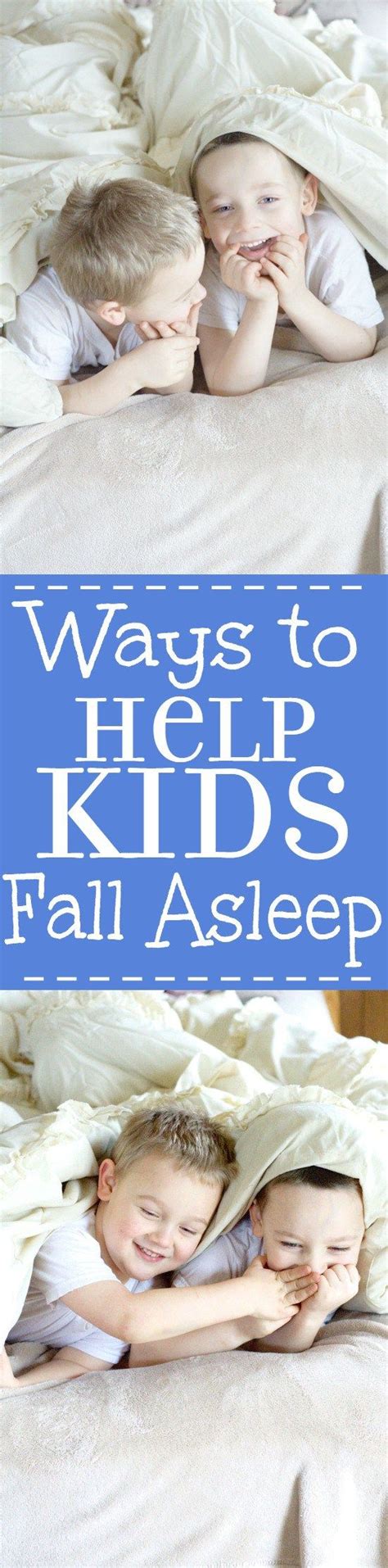 10 Ways To Help Kids Fall Asleep Fall Kids How To Fall Asleep