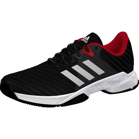 Adidas Barricade Court 3 Mens Tennis Shoe Blackred Pga Tour