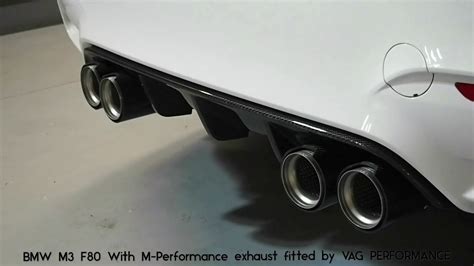 Have any of you deleted your stock mufflers and just straight pipped it from your secondary cats out to the tips? BMW M3 F80 with M-Performance exhaust - YouTube