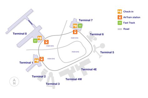 Food Court Jfk Terminal 8 Map
