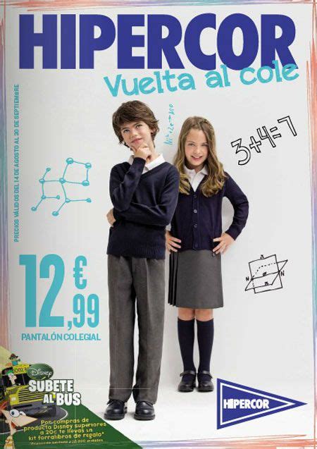 Catálogo Hipercor Vuelta Al Cole Moda 2012 Uniformes Uniformes