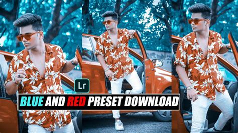 Low to high sort by price: Blue and Red Preset free download for Lightroom Mobile ...