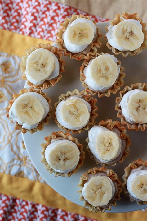 Vegan Banana Cream Pie Mini Tarts Recipe