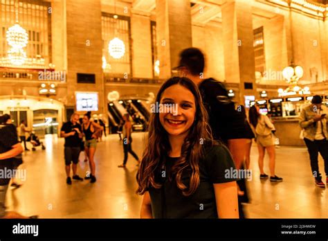 Grand Central Station New York City Ny Usa 14 Years Old Caucasian