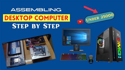 How To Assemble Desktop Computer Step By Step At Home Assemble