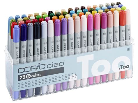 Copic Ciao Marker Set B Mit 72 Farben Ciao Marker Einzelmarker