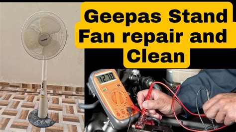 Geepas Stand Fan Repair And Clean Youtube