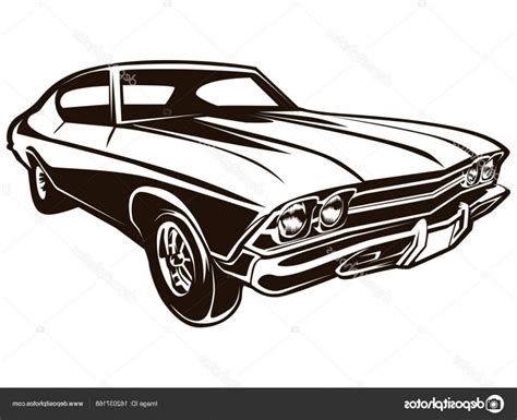 Muscle Car Vector At Collection Of Muscle Car Vector