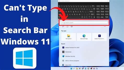 How To Fix Search Bar Not Working On Windows 11 Cant Type In Windows
