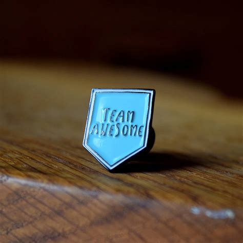 20mm Couplesbff Team Awesome Enamel Pin Brooch By House Of Wonderland